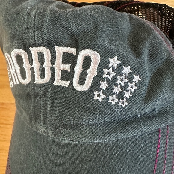 Shyanne Rodeo Cowgirl Trucker Hat Cap Black Gray Womens - Picture 4 of 9